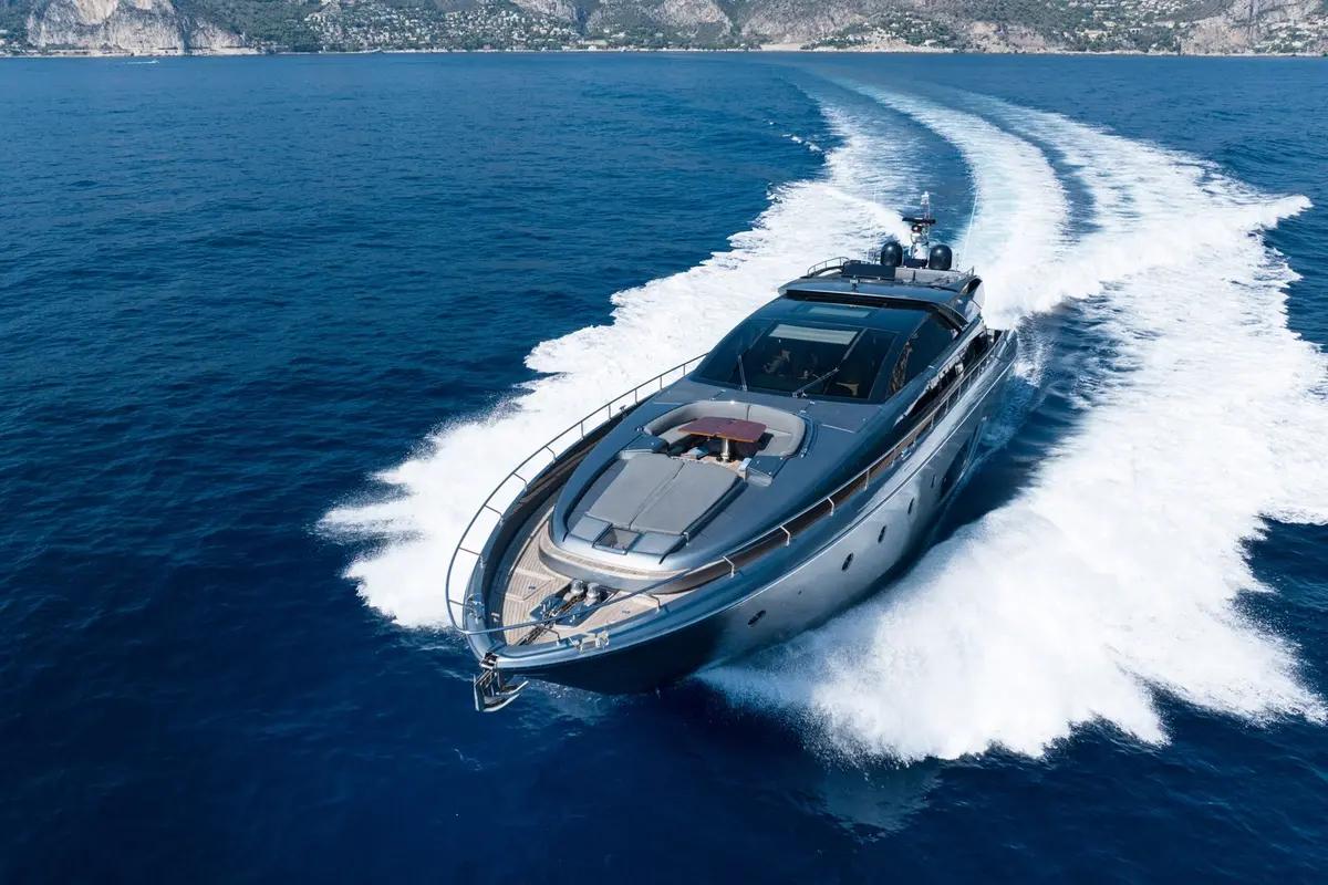 Riva 86 Domino, aft deck — Mallorca Yachts Hire, Mallorca